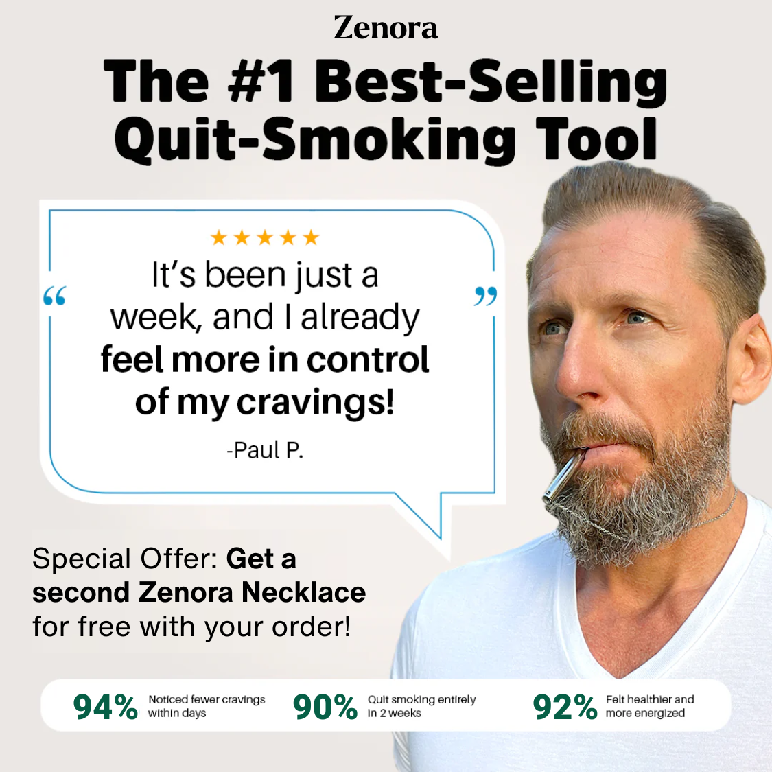 Zenora - The Necklace That Helps You Quit, Without The Smoke
