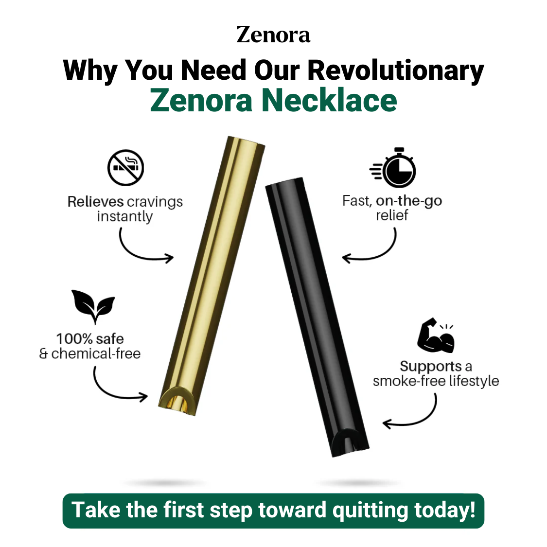 Zenora - The Necklace That Helps You Quit, Without The Smoke