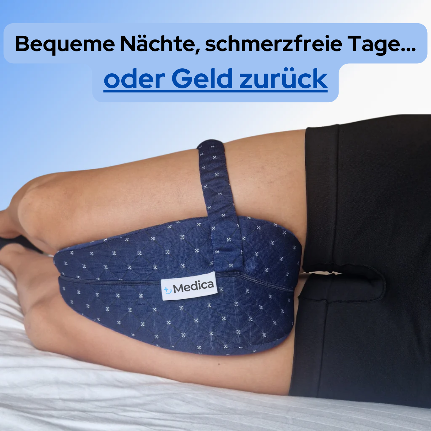 OrtoPillow™ Stützkissen – Die #1 Medizinisch Bewiesene Lösung gegen Rückenschmerzen, Hüftschmerzen & Ischias