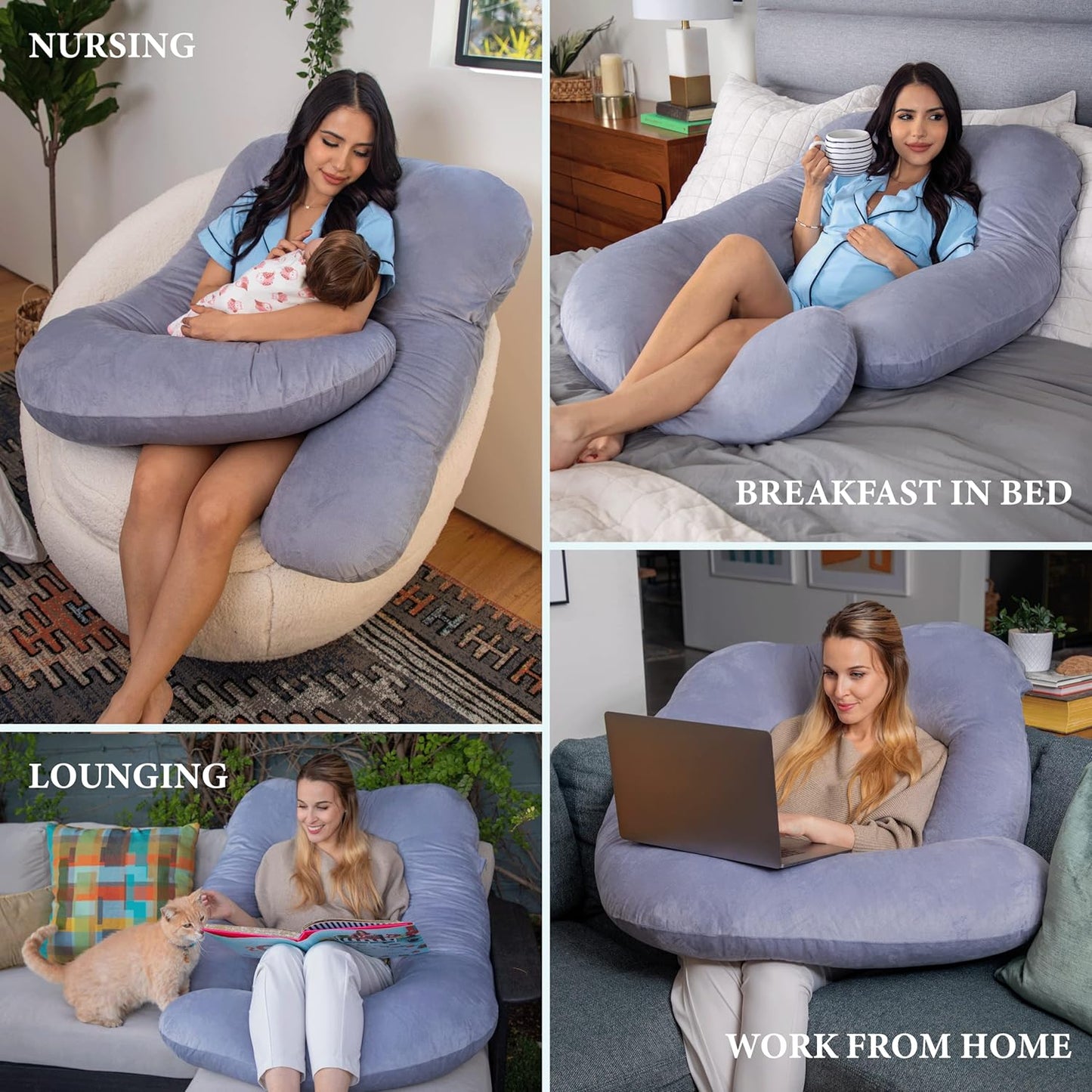 CloudComfort Adjustable Pregnancy Pillow