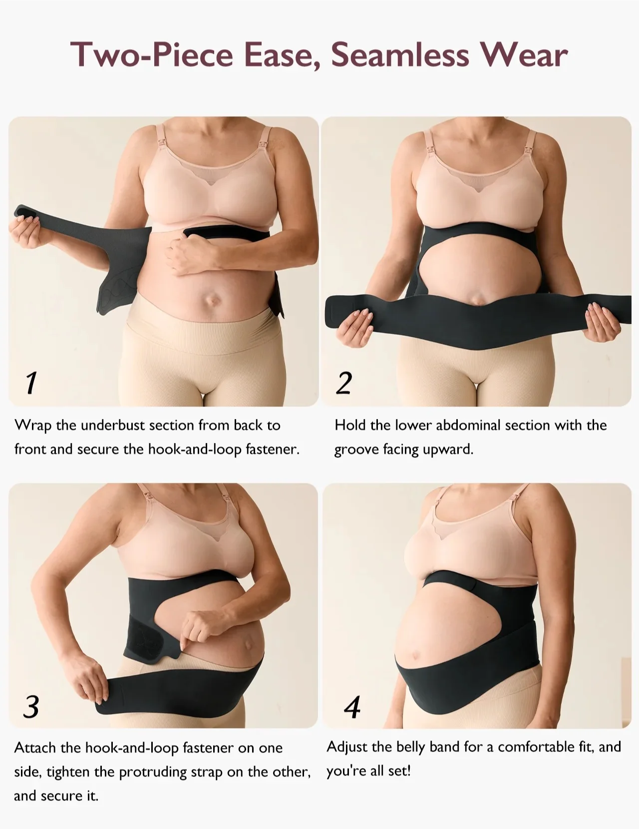 Zenora™ Maternity Support Band – Pain Relief & Comfort for Pregnancy