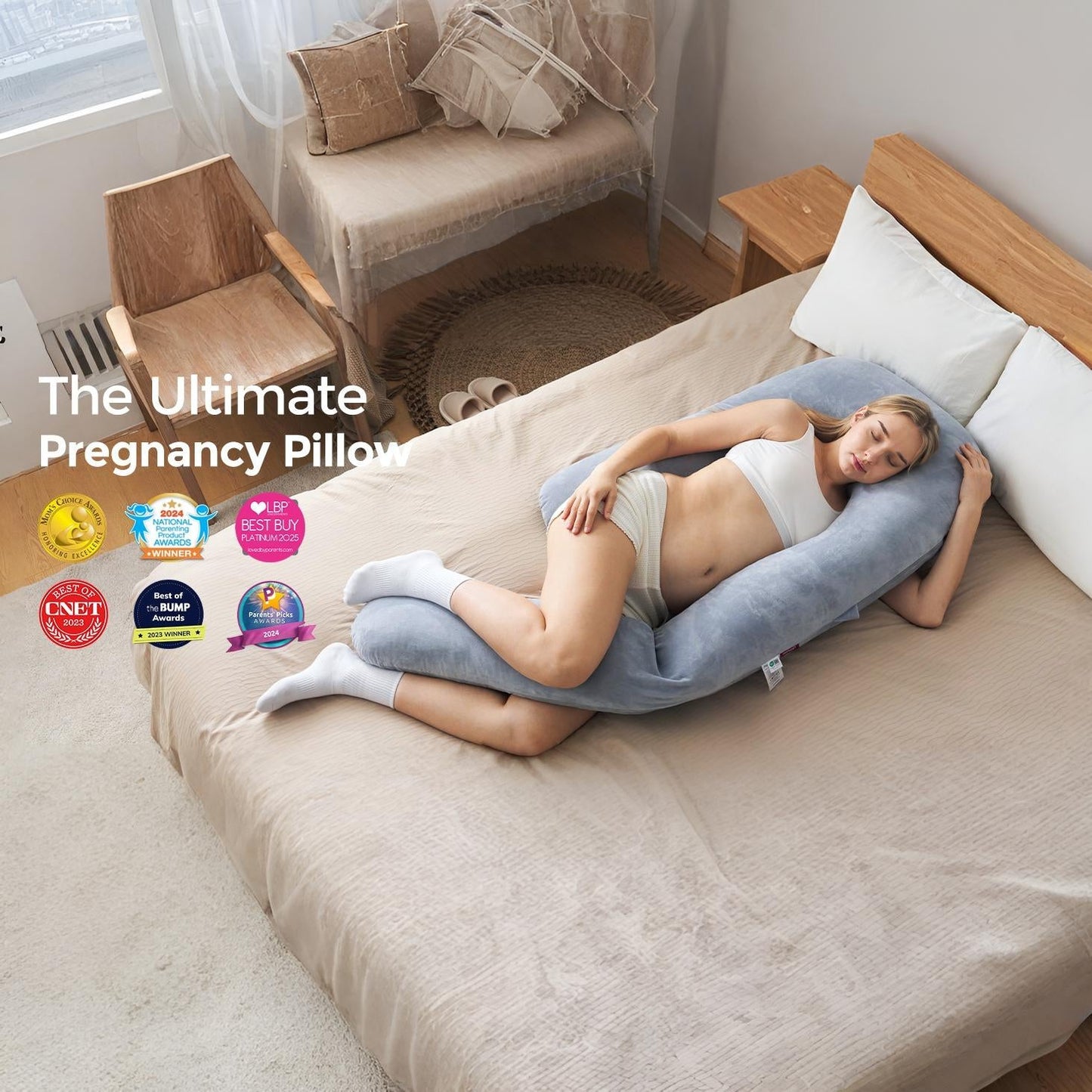 CloudComfort Adjustable Pregnancy Pillow